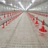 Plastične letve tla za perutnino hiša