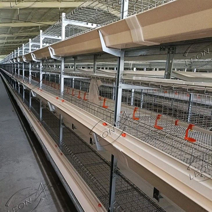4 nadstropja kletke za pitovne piščance tipa H